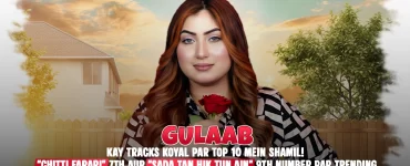Gulaab Kay Tracks Koyal Par Top 10 Mein Shamil! “Chitti Farari” 7th Aur “Sada Tan Hik Tun Ain” 9th Number Par Trending